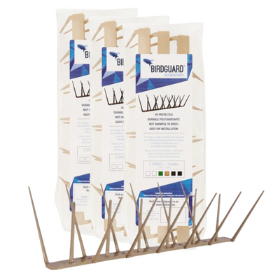 Birdguard Bird Spikes, Bird Spike ,  Stops Birds , Stops Birds , Front  Side, Beige 3M, bird control