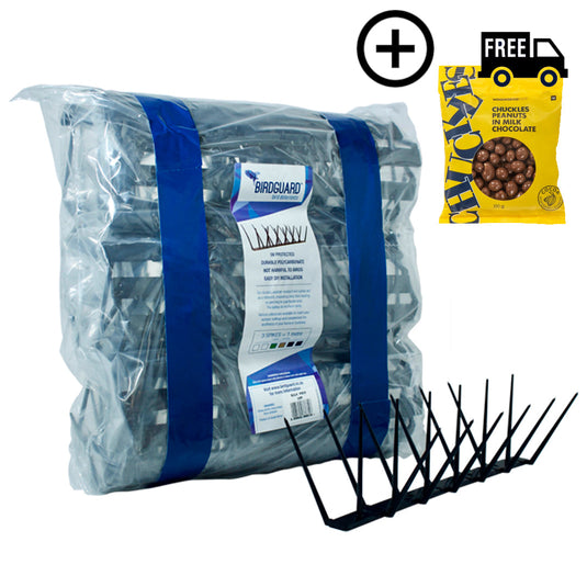 Birdguard Bird Spikes, Bird Spike , Stop Birds , Front  Side, Black,10M ,bird control